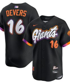 Rafael Devers San Francisco Giants Nike 2025 City Connect Limited Player Jersey - Black