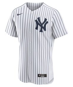 Alternative view of Anthony Volpe New York Yankees Nike Home Authentic Jersey - White/Navy