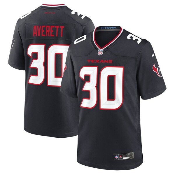 Anthony Averett Houston Texans Nike Team Game Jersey - Navy