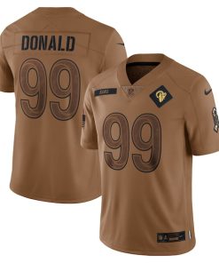 Aaron Donald Los Angeles Rams Nike 2023 Salute To Service Limited Jersey - Brown