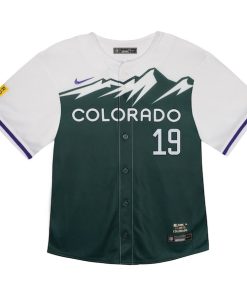 Alternative view of Charlie Blackmon Colorado Rockies Nike Toddler City Connect Limited Player Jersey - Green