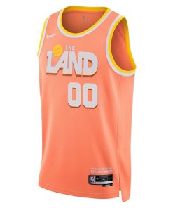 Alternative view of Cleveland Cavaliers Nike Unisex 2025/26 City Edition Swingman Custom Jersey - Orange