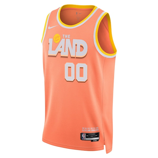 Cleveland Cavaliers Nike Unisex 2025/26 City Edition Swingman Custom Jersey - Orange - Image 2