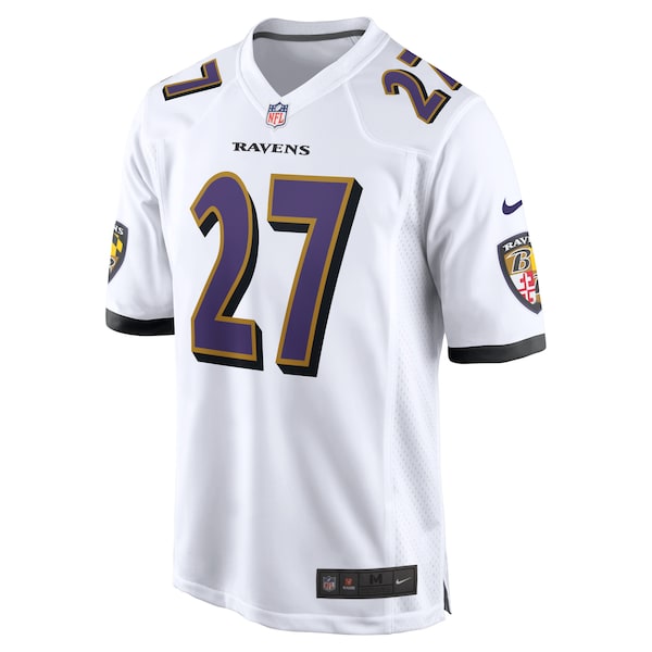 J.K. Dobbins Baltimore Ravens Nike Game Jersey - White - Image 3