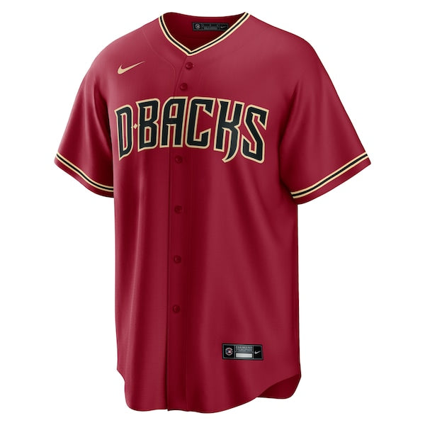 Arizona Diamondbacks Nike Alternate Replica Team Jersey - Red - Image 2