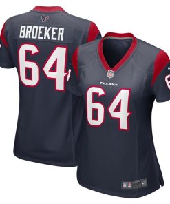 Nick Broeker Houston Texans Nike Women's Team Game Jersey -  Navy