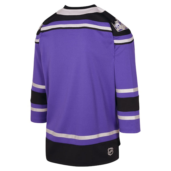 Los Angeles Kings Youth 2002 Blue Line Player Jersey - Purple - Image 3