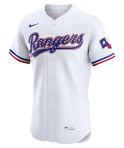 Alternative view of Texas Rangers Nike Home Elite Jersey - White
