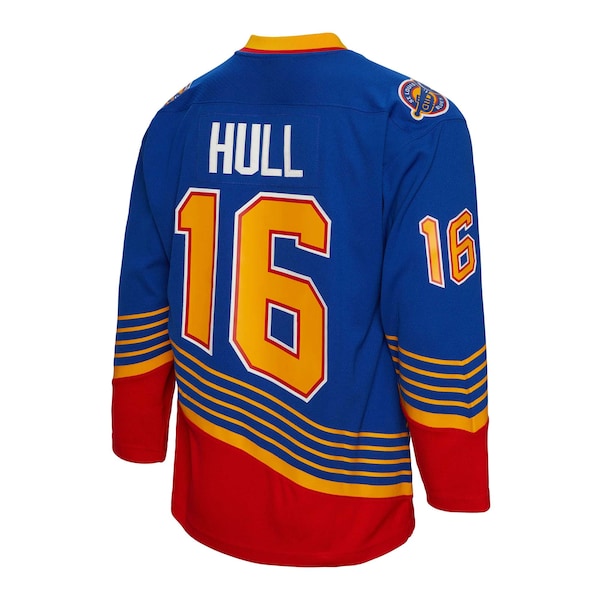 Brett Hull St. Louis Blues 1995/96 Blue Line Player Jersey - Blue - Image 3