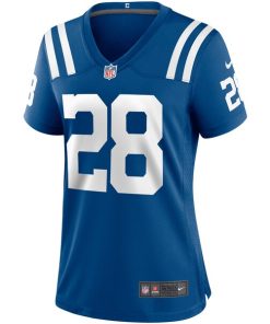 Alternative view of Jonathan Taylor Indianapolis Colts Nike Women's Game Jersey - Royal
