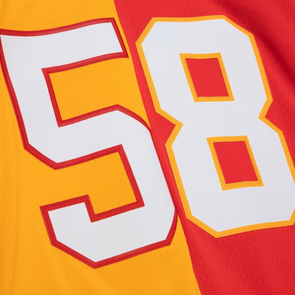 Derrick Thomas Kansas City Chiefs 1994 Split Legacy Replica Jersey - Red/Gold - Image 5