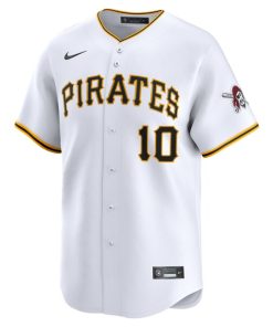 Alternative view of Bryan Reynolds Pittsburgh Pirates Nike Home Limited Player Jersey - White