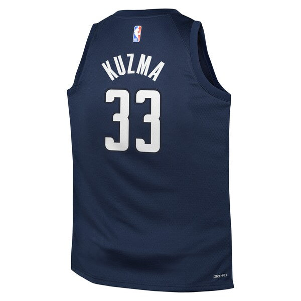 Kyle Kuzma Washington Wizards Jordan Brand Youth Swingman Jersey - Statement Edition - Navy - Image 3