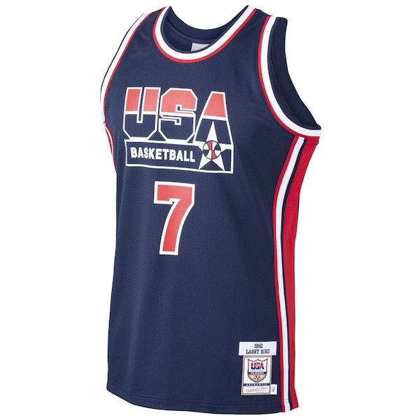 Larry Bird USA Basketball 1992 Dream Team Authentic Jersey - Navy - Image 2