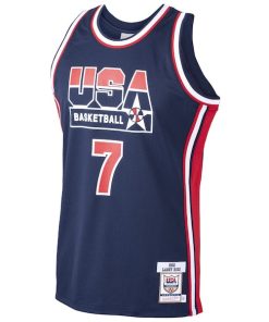 Alternative view of Larry Bird USA Basketball 1992 Dream Team Authentic Jersey - Navy