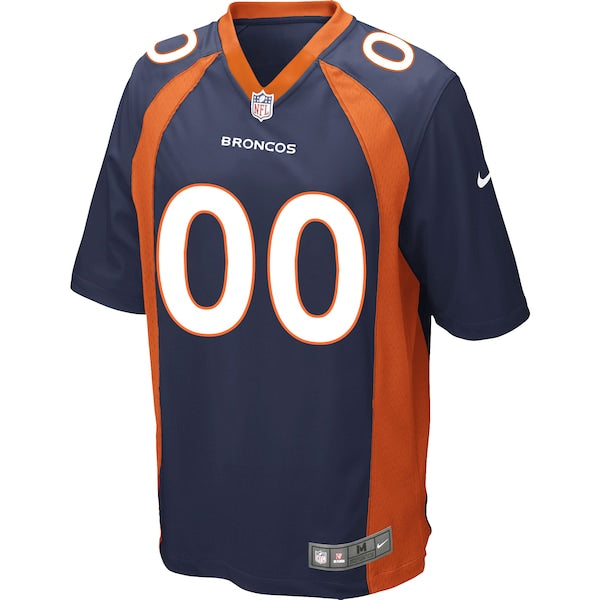 Denver Broncos Nike Alternate Custom Game Jersey - Navy - Image 2