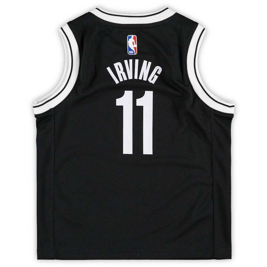 Kyrie Irving Brooklyn Nets Preschool Nike 2019/20 Jersey - Black - Icon Edition - Image 3