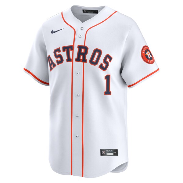 Carlos Correa Houston Astros Nike Home Limited Player Jersey - White/Orange - Image 3
