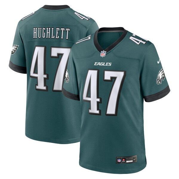 Charley Hughlett Philadelphia Eagles Nike Team Game Jersey - Midnight Green - Image 2