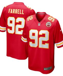 Neil Farrell Jr. Kansas City Chiefs Nike Team Game Jersey -  Red