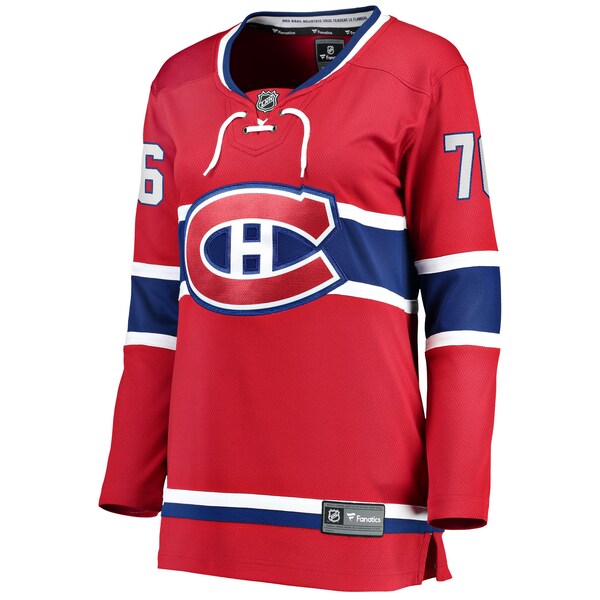 Zack Bolduc Montreal Canadiens Women's Home Breakaway Jersey - Red - Image 2
