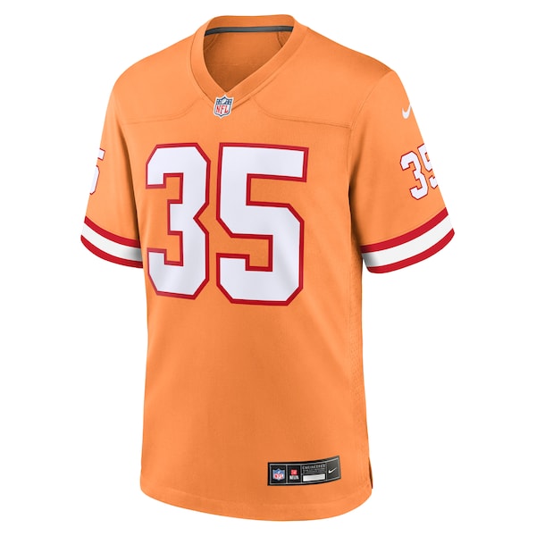Jamel Dean Tampa Bay Buccaneers Nike Throwback Game Jersey - Orange/Red - Image 3