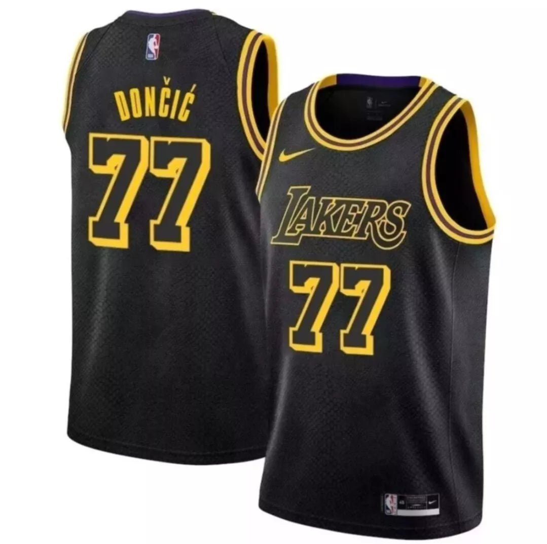 Luka Don?i? Los Angeles Lakers Nike Youth Mamba Edition Jersey - Black