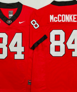 Ladd McConkey NCAA Georgia Bulldogs Nike Vapor Limited Jersey