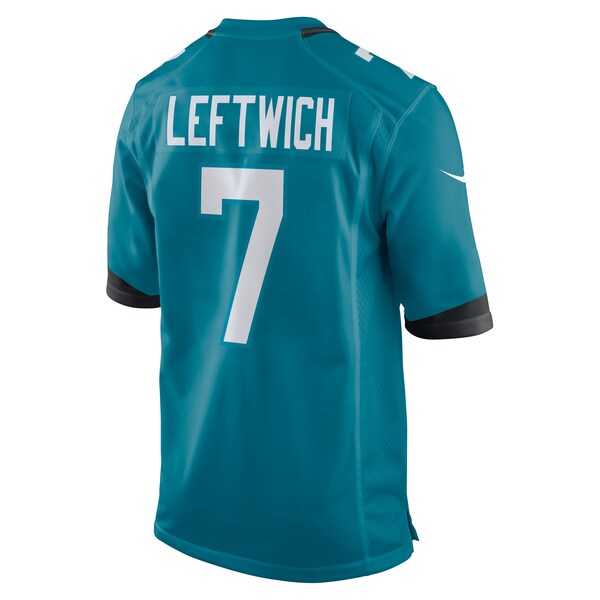 Byron Leftwich Jacksonville Jaguars Nike Retired Player Game Jersey - Teal/White - Image 4