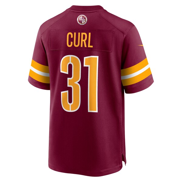 Kamren Curl Washington Commanders Nike Game Jersey - Burgundy/Black/White - Image 4