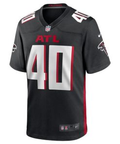 Alternative view of Keith Smith Atlanta Falcons Nike Game Jersey - Black