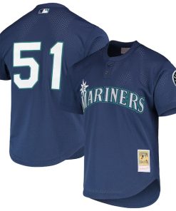 Ichiro Suzuki Seattle Mariners Cooperstown Collection Mesh Batting Practice Jersey - Royal