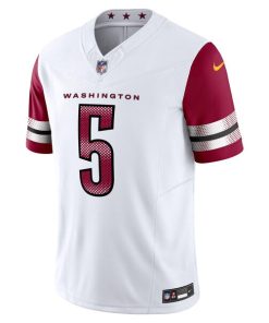 Alternative view of Jayden Daniels Washington Commanders Nike Vapor F.U.S.E. Limited Jersey - White
