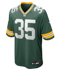 Alternative view of Lucas Havrisik Green Bay Packers Nike Team Game Jersey -  Green