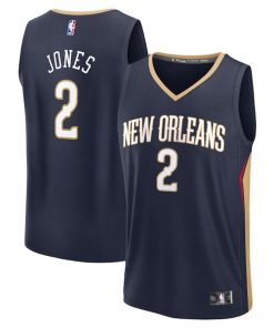 Herbert Jones New Orleans Pelicans  Fast Break Replica Player Jersey - Icon Edition - Navy