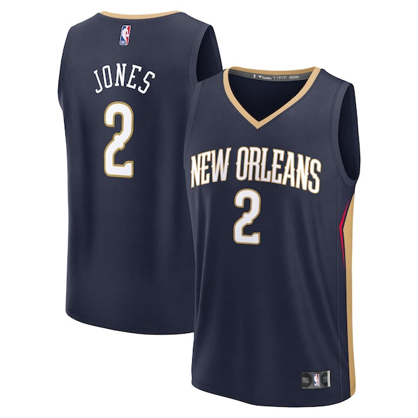 Herbert Jones New Orleans Pelicans Fast Break Replica Player Jersey - Icon Edition - Navy
