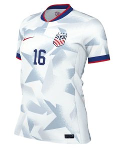 Alternative view of Rose Lavelle USWNT Nike Women's 2025 Home Replica Player Jersey - White
