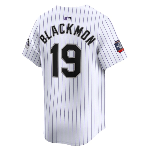 Charlie Blackmon Colorado Rockies Nike 2024 MLB World Tour Mexico City Series Home Limited Player Jersey - White - Image 3