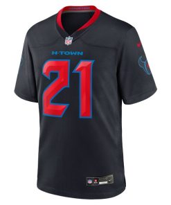 Alternative view of Nick Chubb Houston Texans Nike Alternate 2 Game Jersey -  Navy