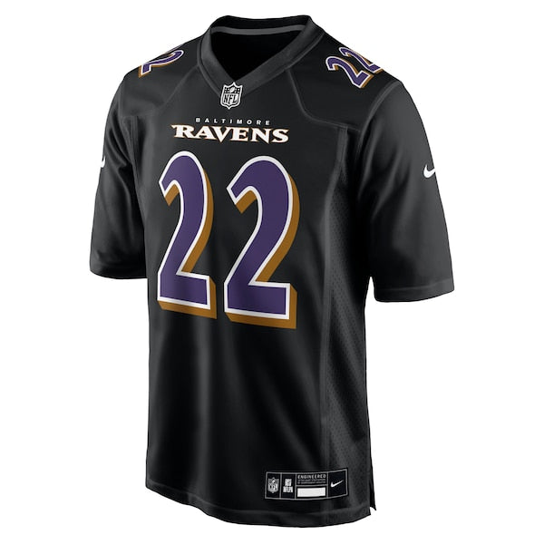 Derrick Henry Baltimore Ravens Nike Fashion Jersey - Carbon Black - Image 3