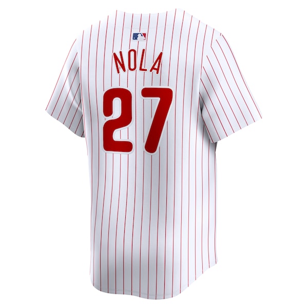 Aaron Nola Philadelphia Phillies Nike Home Limited Player Jersey - White - Image 3