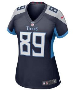 Alternative view of Frank Wycheck Tennessee Titans Nike Women's Game Retired Player Jersey - Navy