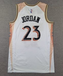 Alternative view of Michael Jordan Chicago Bulls Nike Unisex 2025 Swingman Jersey - City Edition - White