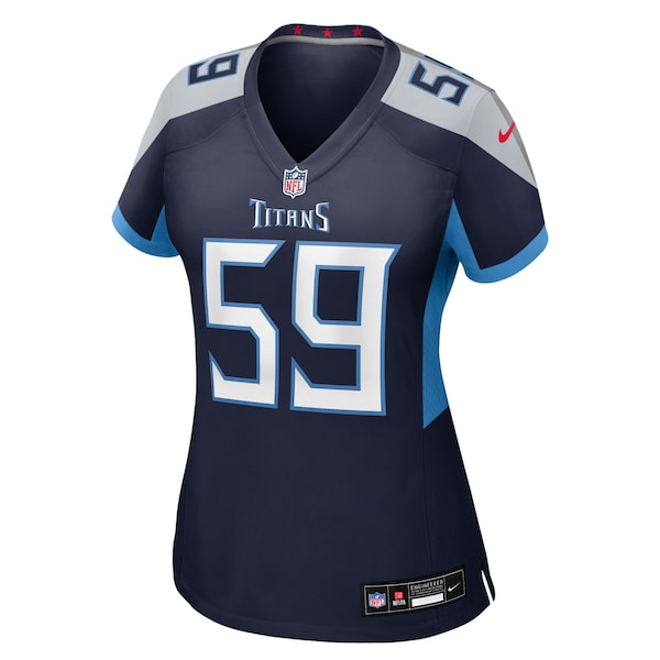 Kyron Johnson Tennessee Titans Nike Women's Team Game Jersey - Navy - Image 2