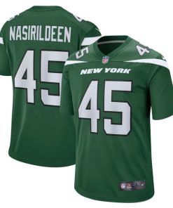 Hamsah Nasirildeen New York Jets Nike Game Jersey - Gotham Green