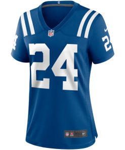 Alternative view of Lenny Moore Indianapolis Colts Nike Women's Game Retired Player Jersey - Royal