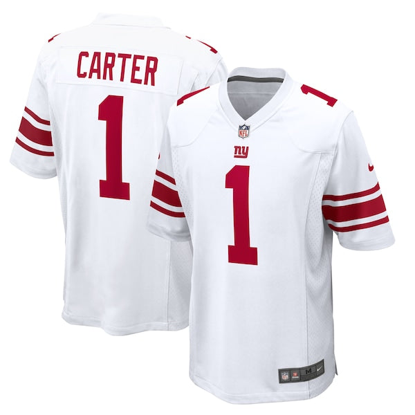 Abdul Carter New York Giants Nike First Round Pick Game Jersey - White
