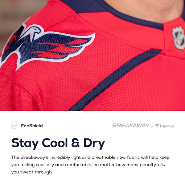 Washington Capitals 2018 Stanley Cup Champions Away Breakaway Custom Jersey - White - Image 5