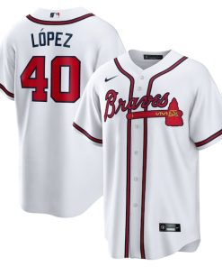 Reynaldo Lopez Atlanta Braves Nike Home Replica Jersey - White