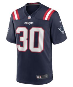 Alternative view of D.J. James New England Patriots Nike Team Game Jersey -  Navy